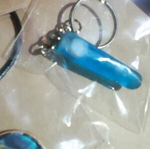 Crystal blue Keychain